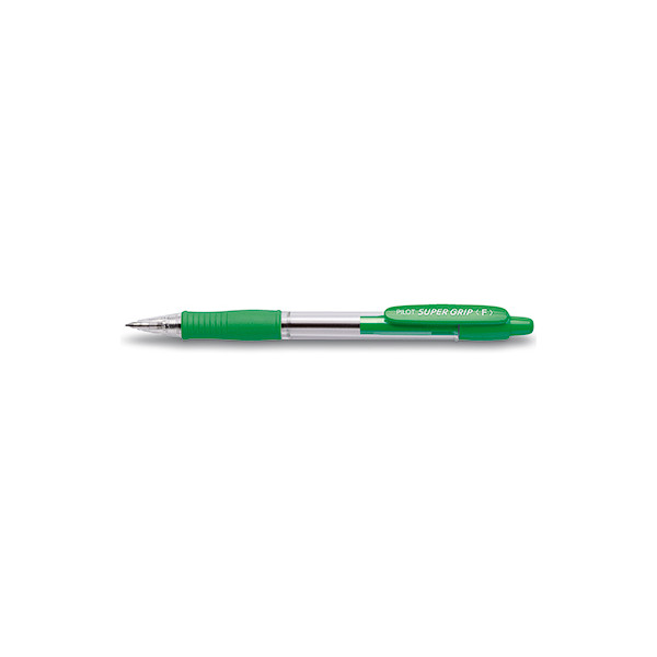 12 Stück Pilot Kugelschreiber SUPER GRIP 2028004, grün, 0,3mm, nachfüllbar 4902505160912 Pilot