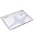 Dokumententasche Ice 2101660, Din A4 quer, transparent farblos, Polypropylen (PP), Druckknopf