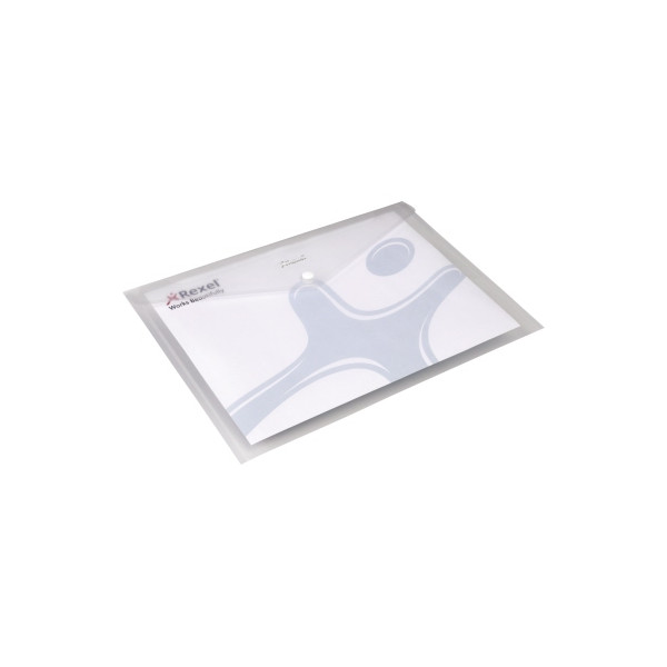 5028252189576 - Dokumententasche Ice 2101660 A4 quer transparent farblos Polypropylen (PP) Druckknopf 5028252189576 5 Stück