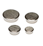 Haftmagnet 7028-27, Rund, 25mm &Oslash;, silber, 13kg