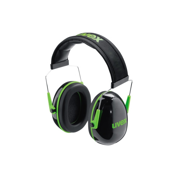 4031101592923 - Kapselgehörschutz K1 mit Bügel SNR 28 dB schwarz grün ab 50 Stk Uvex