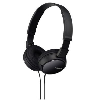 Kopfhörer Sony MDR-ZX110 On Ear  Schwarz