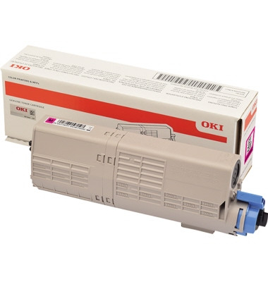 OKI Toner C532 C542 MC563 MC573 46490402 Original Magenta 1500 Seiten