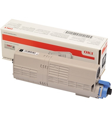 OKI Toner C532 C542 MC563 MC573 46490404 Original Schwarz 1500 Seiten