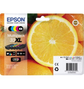 Epson Tinte Kombi-Pack T3357, 33XL Original Kombi-Pack Schwarz, Foto Schwarz, Cyan, Magenta