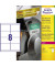 Avery-Zweckform L7914-40 Etiketten (A4) 99.1 x 67.7 mm Polyethylenfolie Weiß 320 St. Permanent Universal-Etiketten