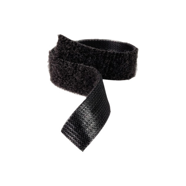 5030610602535 - Klettkabelbinder zum Bündeln Haft- und Flauschteil (L x B) 5000 mm x 10 mm Schwarz VEL-EC60253 1 Rolle(n) 50306106 5 Meter