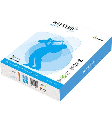 Kopierpapier Maestro Extra 9457A60S A4 60g hochweiß 