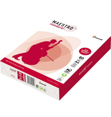 Kopierpapier Maestro Standard+ 94928B80B A3 80g weiß  