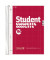 Collegeblock 10-67728 Student, Lineatur 28 / kariert mit Rand innen/außen, A4, 70g, rot, 160 Blatt