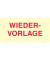 Haftmarker 5651-01-WIEDER, 70x35mm, pastellgelb, WIEDERVORLAGE, rechteckig