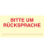 Haftmarker 5651-01-RÜCK, 70x35mm, pastellgelb, BITTE UM RÜCKSPRACHE, rechteckig