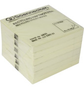Haftnotizen 5829, oeco Recycling, 75x75mm, gelb, quadratisch