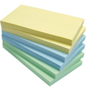 Haftnotizen 5834, oeco Recycling, 125x75mm, farbig sortiert, rechteckig