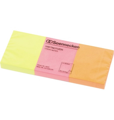 Haftnotizen 5837, 50x40mm, neonfarben, rechteckig
