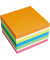 Haftnotizen 5854, Farbmix Brilliant, 75x75mm, orange/weiß/gelb/blau/grün/pink, quadratisch