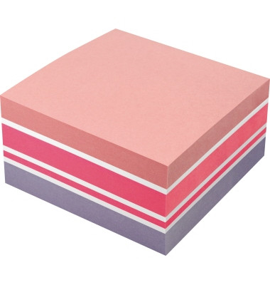 Haftnotizen 5809, Farbmix Brilliant, 75x75mm, rot/weiß/pink/violett, quadratisch Haftnotizen 5809, Farbmix Brilliant, 75x75mm, rot/weiß/pink/violett, quadratisch