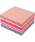 Haftnotizen 5809, Farbmix Brilliant, 75x75mm, rot/weiß/pink/violett, quadratisch