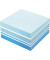 Haftnotizen 5816, Farbmix Brilliant, 75x75mm, farbig sortiert (blau/wei&szlig;), quadratisch