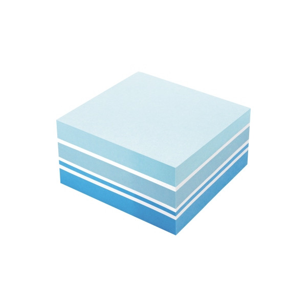 4003630022059 - Haftnotizwürfel Farbmix Brilliant 75 x 75 mm (B x H) blau weiß 400 Bl 4003630022059 400 Blatt