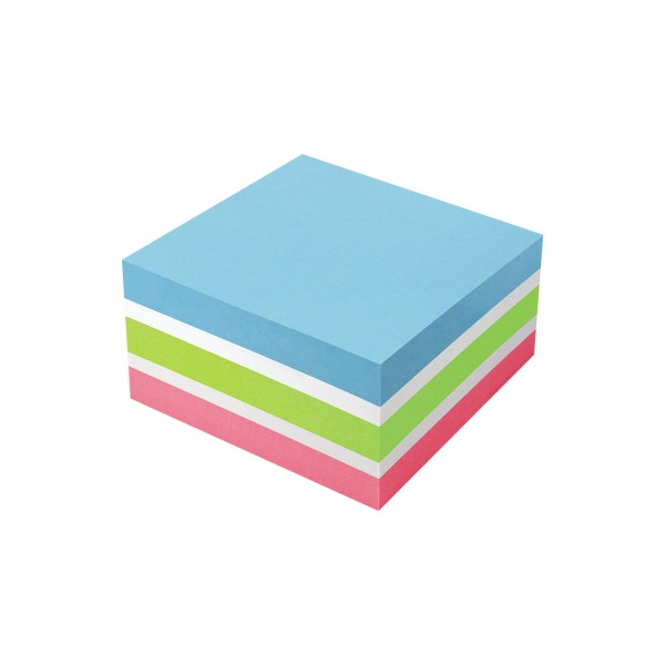 4003630022073 - Haftnotizwürfel Farbmix Brilliant 75 x 75 mm (B x H) blau grün pink 400 Bl 4003630022073 400 Blatt