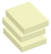 Haftnotizen 5862, Powernotes, 50x40mm, gelb, rechteckig
