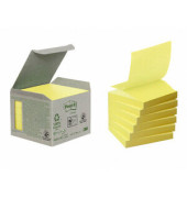 Haftnotizen R330-1B, Recycling Z-Notes, 76x76mm, gelb, quadratisch