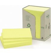 Haftnotizen 655-1T, Recycling Notes Tower, 127x76mm, gelb, rechteckig
