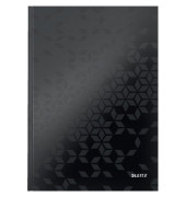 Notizbuch 4626-10-95, WOW, schwarz, A4, kariert, 90g, 80 Blatt / 160 Seiten