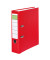 Ordner S80 10077907, A4 80mm breit PP vollfarbig rot