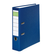Ordner S80 10077915, A4 80mm breit PP vollfarbig blau