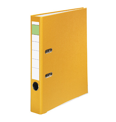Ordner 10078301, A4 50mm schmal PP vollfarbig gelb