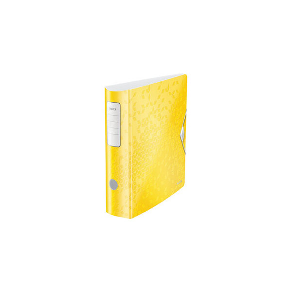 4002432120499 - Ordner Active WOW 1106-00-16 A4 82mm breit Kunststoff vollfarbig glänzend gemustert gelb 4002432120499 Leitz