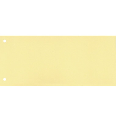 Trennstreifen 121000610 gelb 160g gelocht 22,5x10,5cm 