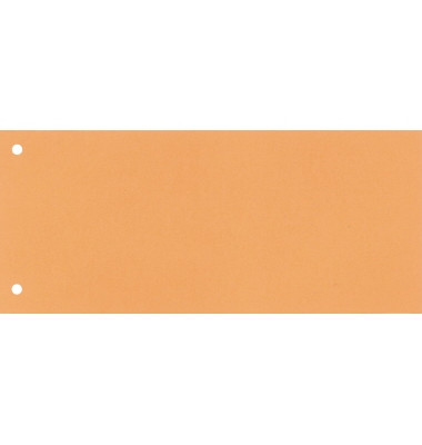 Trennstreifen 121000620 orange 160g gelocht 22,5x10,5cm 
