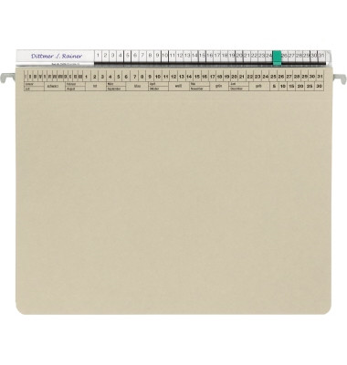 Hängehefter 1207702, A4 grau Karton 320g