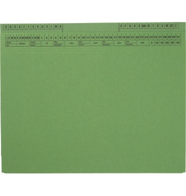 Hängehefter Classic 1417808, A4 grün Karton 320g