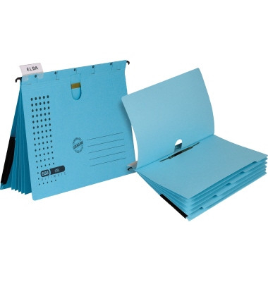 Personalakten chic ULTIMATE 100333012, A4 blau Karton 240g