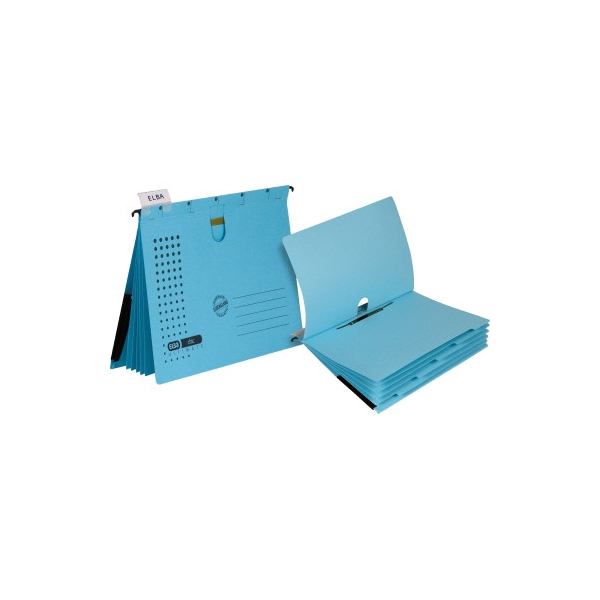 3362940001859 - ELBA Personalhefter chic ULTIMATE Karton blau DIN A4 5x kaufmännische Heftung 5 St
