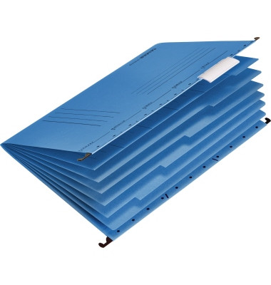 Personalakten UNIREG 15046582, A4 blau Karton 230g