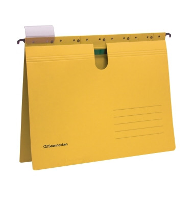 Hängehefter 2018, A4 gelb Recyclingkarton 220g
