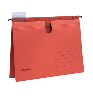 Hängehefter 2019, A4 rot Recyclingkarton 220g