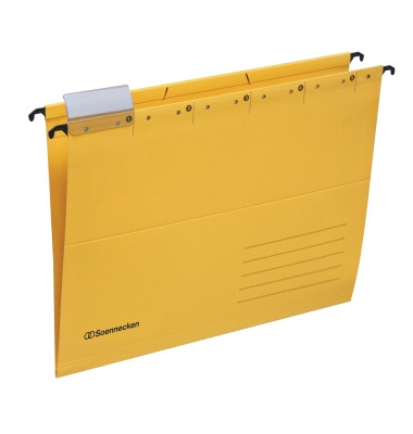 Hängemappe DIN A4 220g/m² Recyclingkarton gelb Hängemappe DIN A4 220g/m² Recyclingkarton gelb