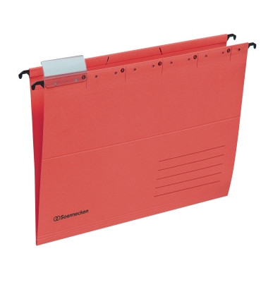 Hängemappe DIN A4 220g/m² Recyclingkarton rot Hängemappe DIN A4 220g/m² Recyclingkarton rot
