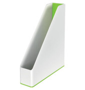 Stehsammler 5362-10-54 Wow Duo Colour 73x272x318mm A4 Polystyrol perlweiß/grün