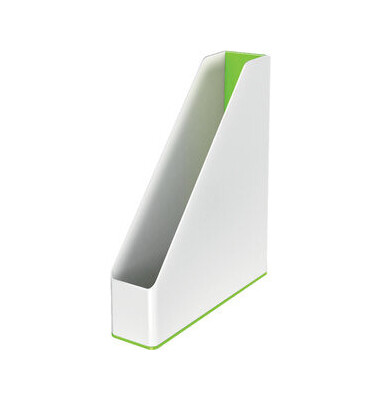 Stehsammler 5362-10-54 Wow Duo Colour 73x272x318mm A4 Polystyrol perlweiß/grün