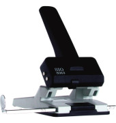 Registraturlocher SIO 8063 B-800S schwarz bis 6,5mm 65 Blatt mit Anschlagschiene