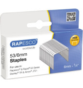 Heftklammern 53/6, 0751, Stahldraht verzinkt