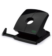 Bürolocher B230 RE+NEW 025-0637, schwarz, bis 3mm 30 Blatt, mit Anschlagschiene