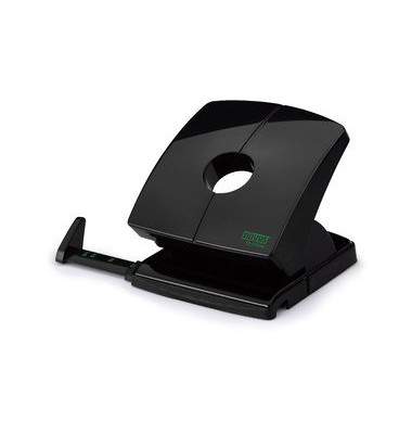 Bürolocher B230 RE+NEW 025-0637, schwarz, bis 3mm 30 Blatt, mit Anschlagschiene